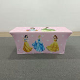 Lofaris Princess Pink 4 Sides Party Stretch Fit Table Cover